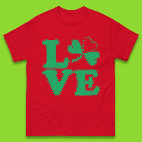Shamrock Love Mens T-Shirt