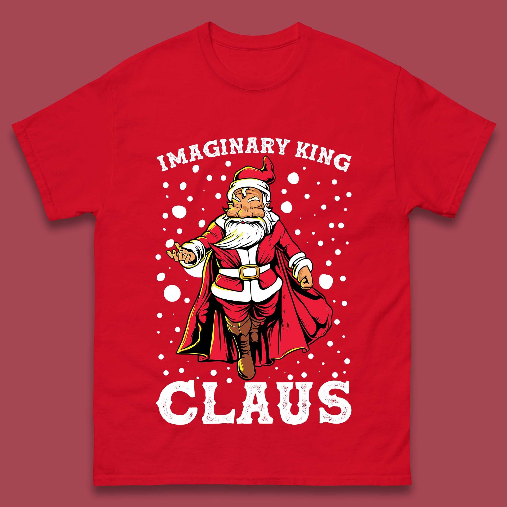 imaginary king santa christmas t shirt