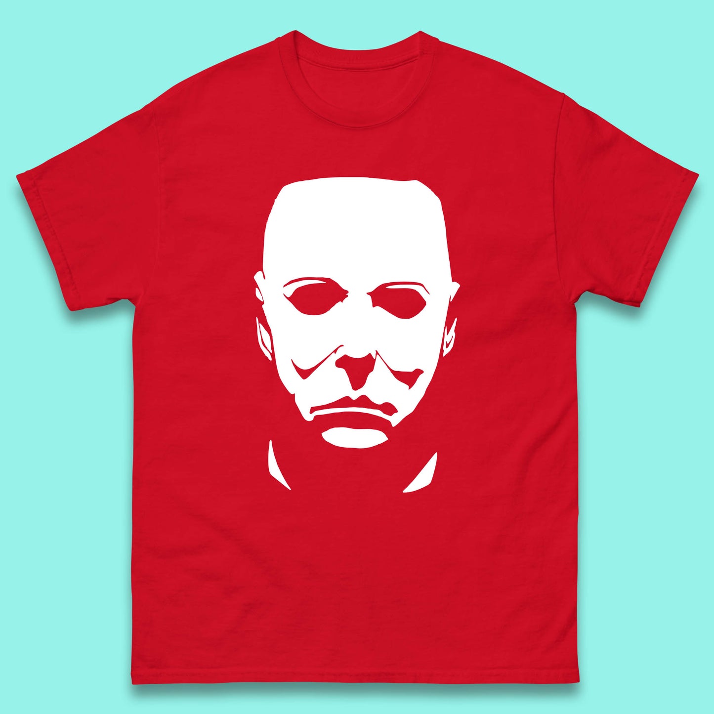 Michael Myers Face Mask Halloween Michael Myers Horror Movie Character Mens Tee Top
