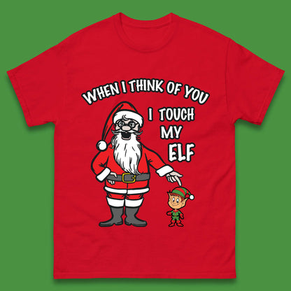 Cheeky Rude Funny Christmas Mens T-Shirt