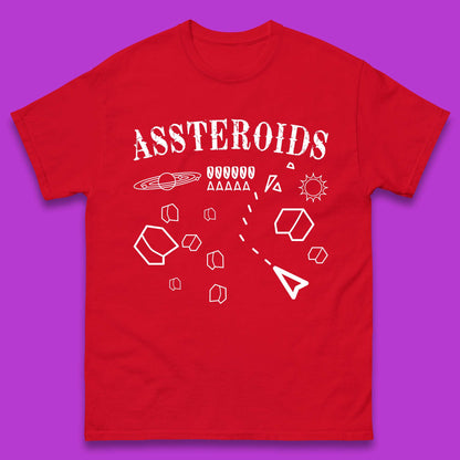 Assteroids Video Game Mens T-Shirt