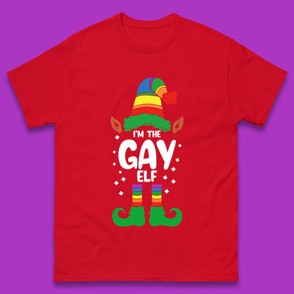 gay elf christmas t shirt