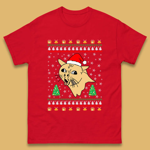 Cat Christmas T Shirt