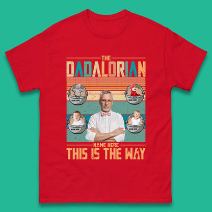 Personalised The Dadalorian Mens T-Shirt