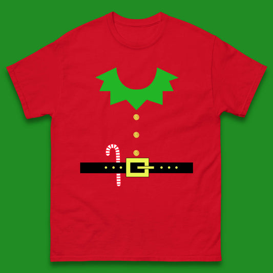 christmas elf costume christmas candy t shirt