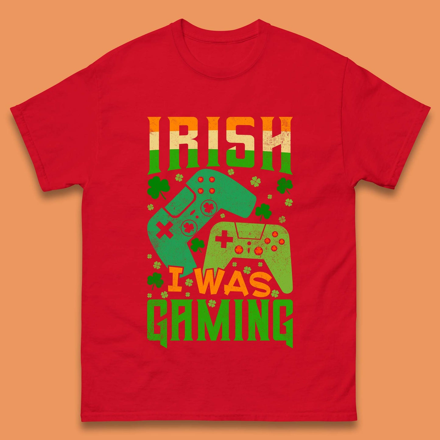 Irish I Was Gaming Mens T-Shirt