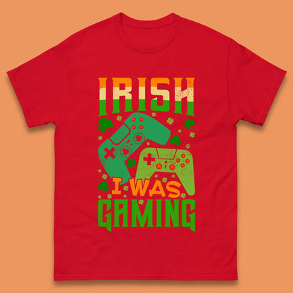 Irish I Was Gaming Mens T-Shirt