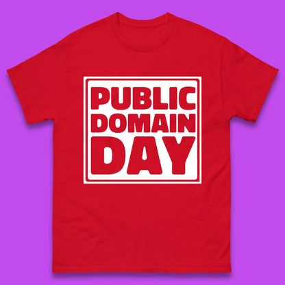 Public Domain Day Mens T-Shirt