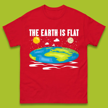 The Earth Is Flat Mens T-Shirt