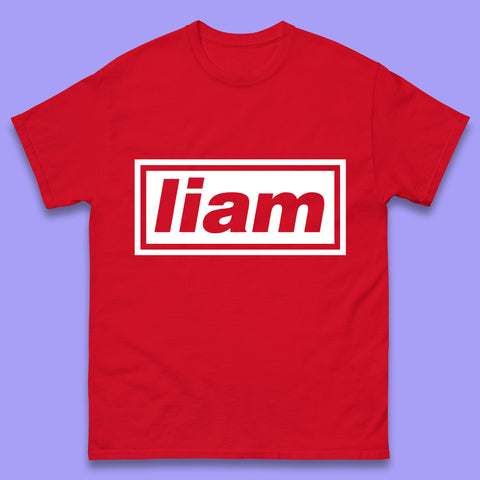 Liam Gallagher English Singer And Songwriter Lead Vocalist Of The Rock Band Oasis Rock Band Beady Eye Mens Tee Top