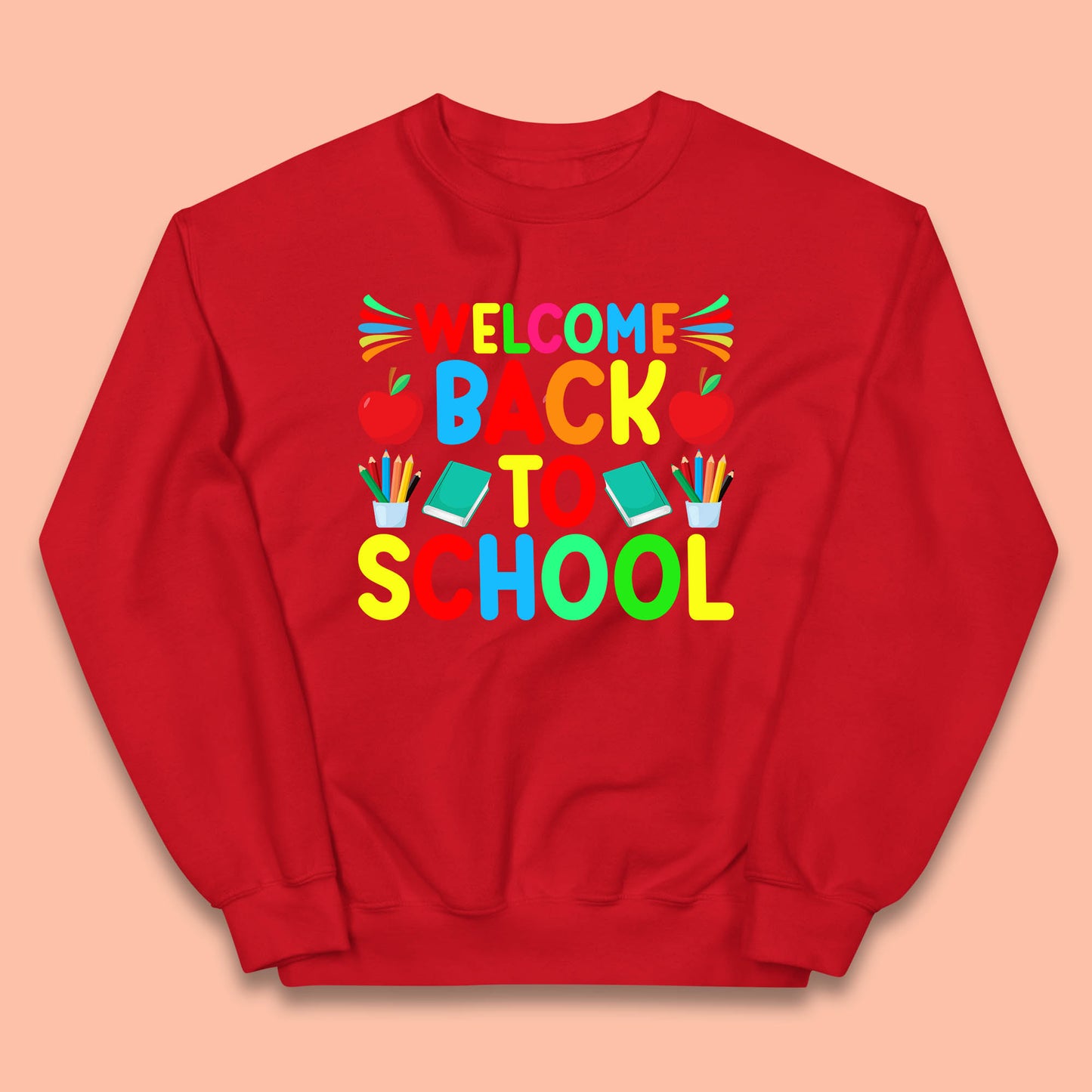 Welcome Back To School Happy First Day Of School Western School Kids Jumper