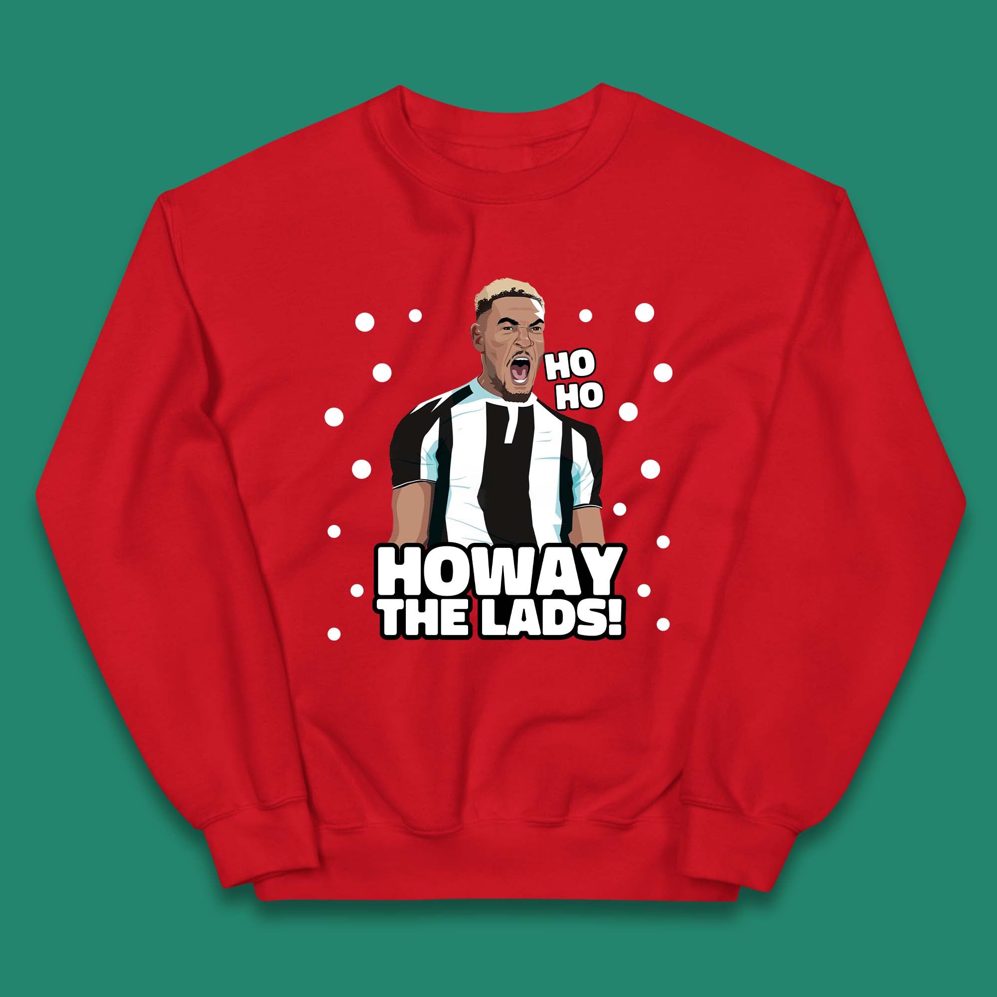 Howay The Lads! Christmas Kids Jumper