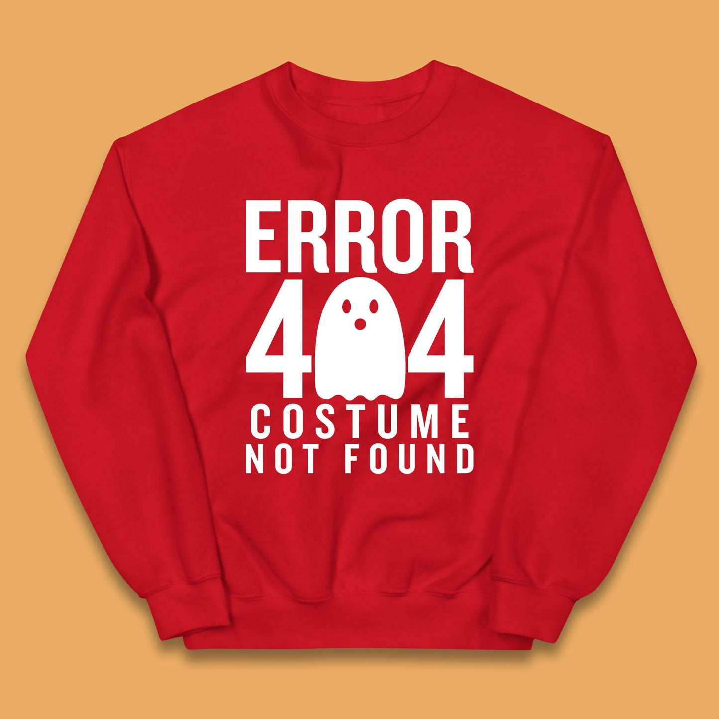 Error 404 Costume Not Found Halloween This Is My Halloween Costume Error 404 Kids Jumper