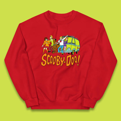 Halloween Scooby Doo & Gang Horror Van Scary Mystery Machine Kids Jumper