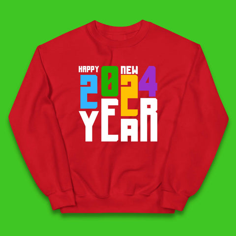 Happy New Year 2024 Kids Jumper