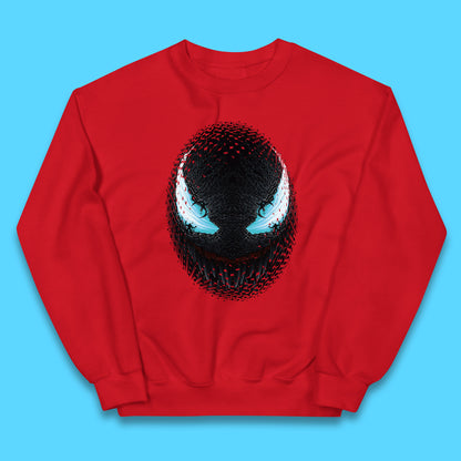 Marvel Venom Amoled Angry Venom Logo Marvel Avengers Superheros Movie Character Kids Jumper