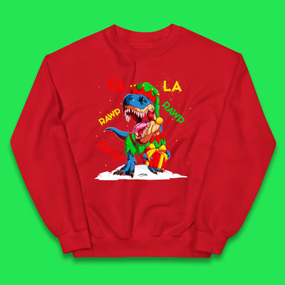 christmas dinosaur jumper