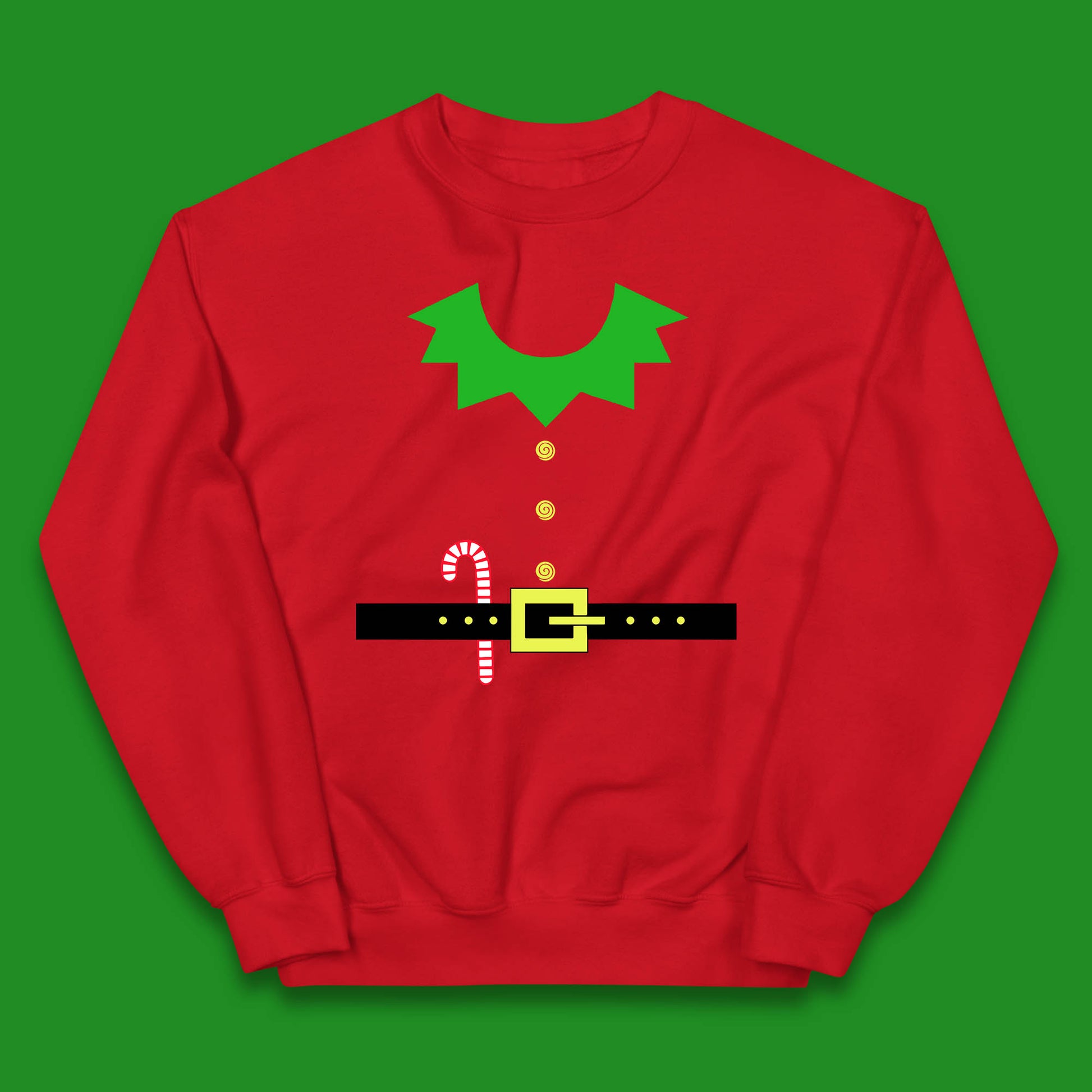 christmas elf costume christmas candy jumper