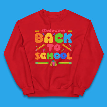 Welcome Back To School Return to the Halls of Learning School Study Gift Kids Jumper