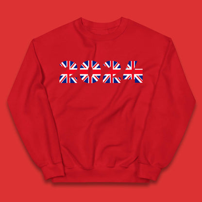 New Year 2024 UK Flag Kids Jumper