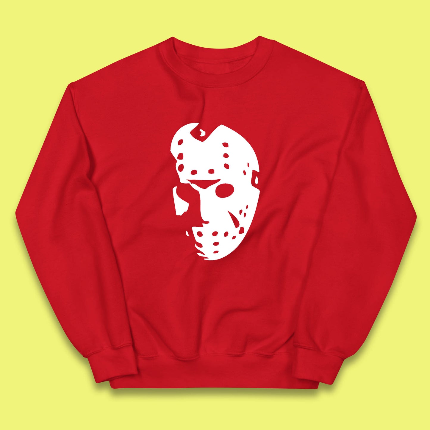 Halloween Jason Voorhees Horror Face Mask Friday The 13th Horror Movie Character Kids Jumper