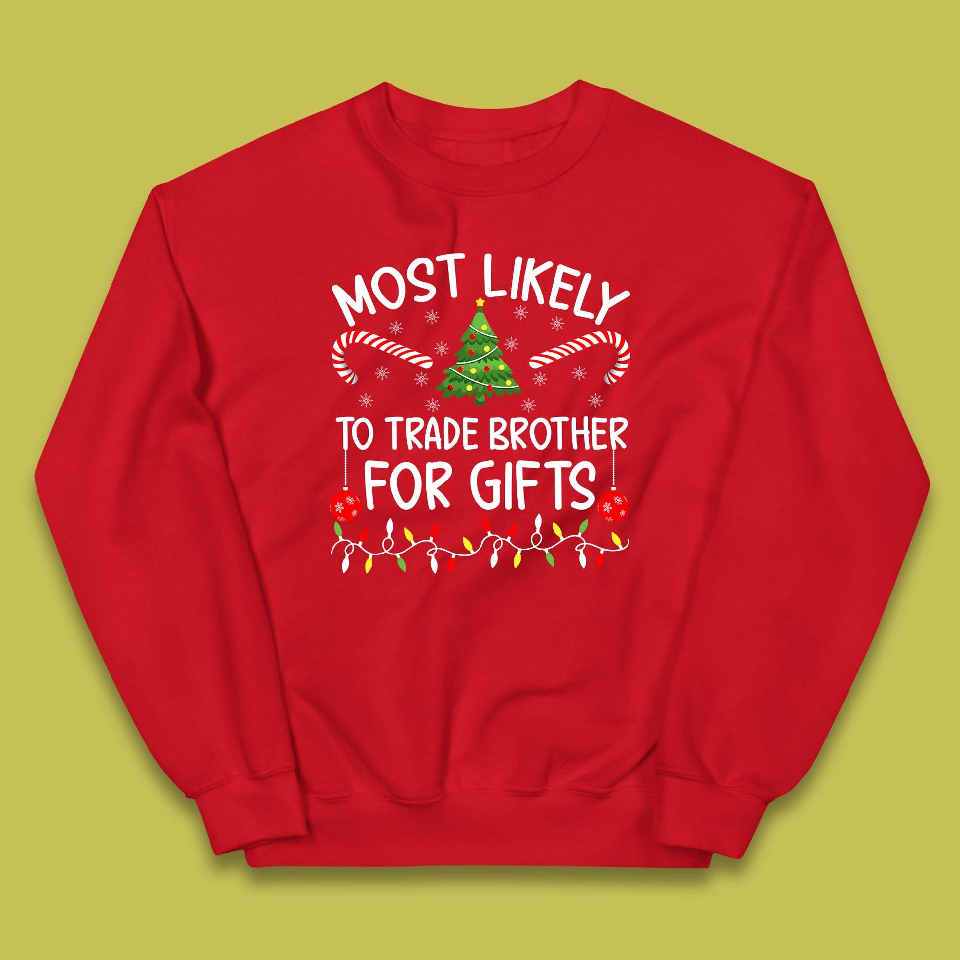 trade brother for christmas gifts jumper