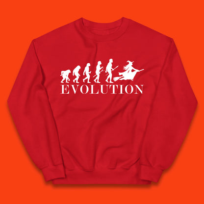 Witch Evolution Halloween Scary Spooky Witch Costume Kids Jumper