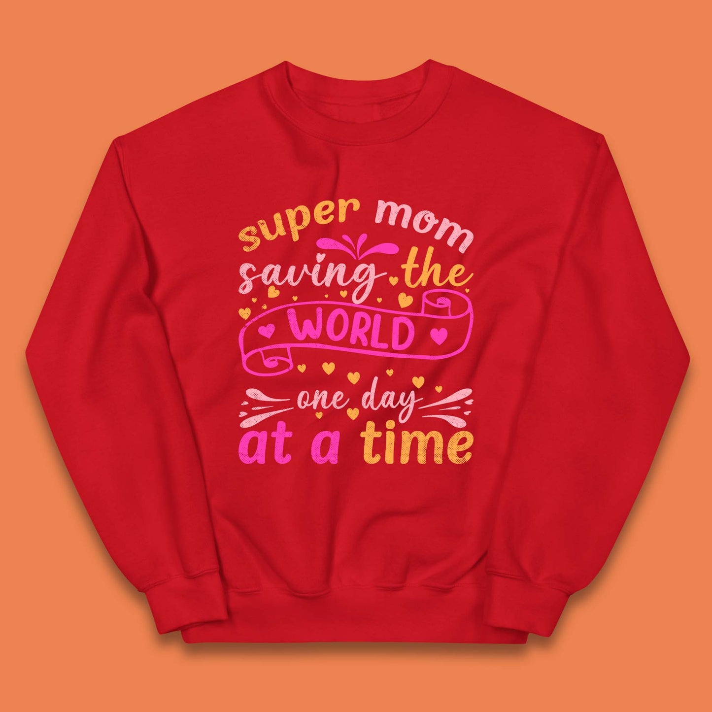 Super Mom Saving The World Kids Jumper