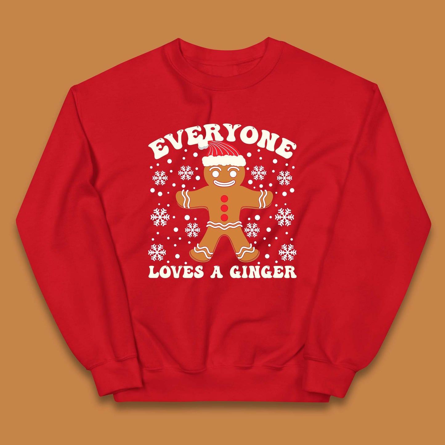Gingerbread Christmas Kids Jumper