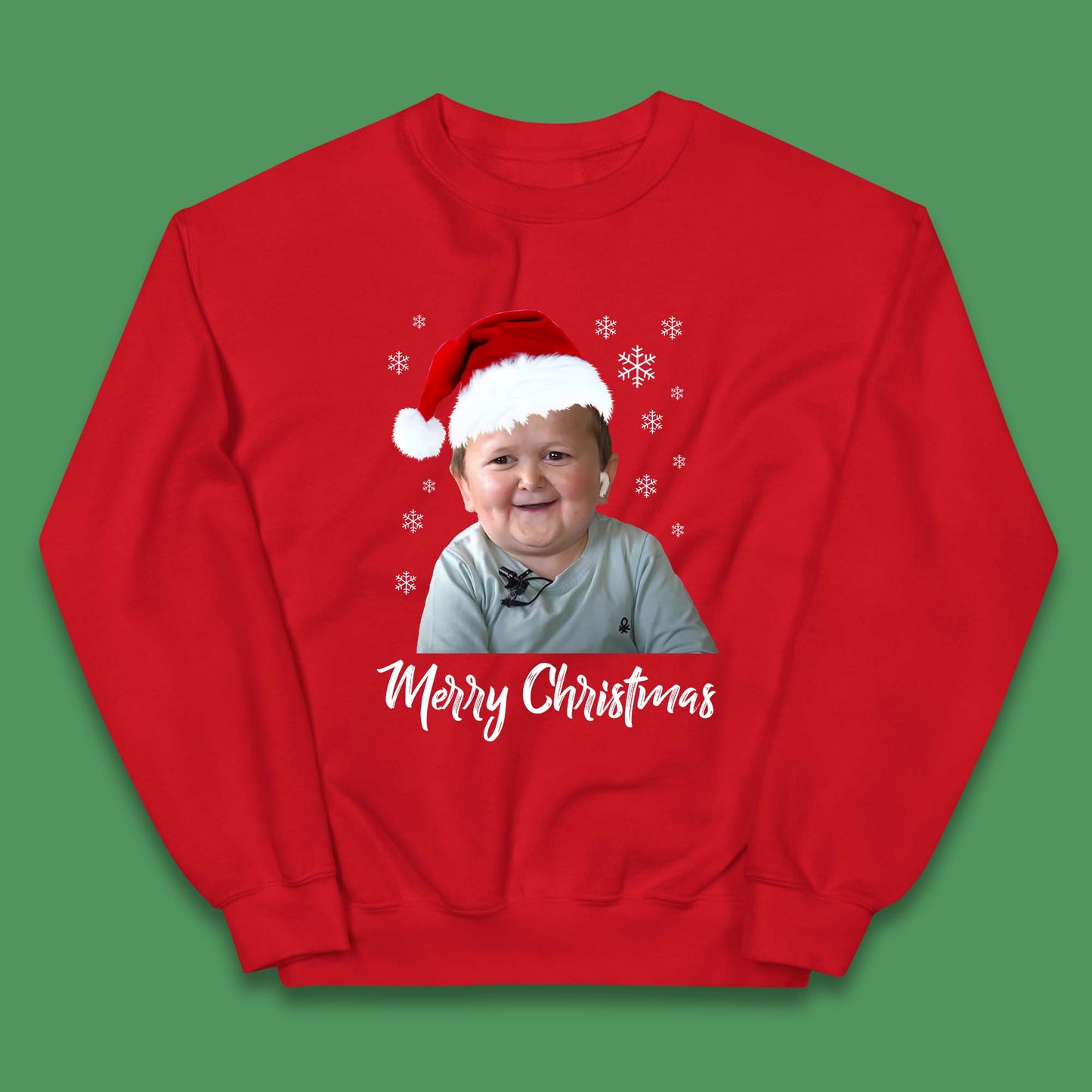 Santa Hasbulla Merry Christmas Kids Jumper