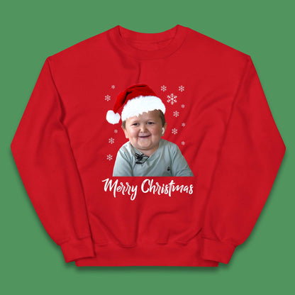 Santa Hasbulla Merry Christmas Kids Jumper