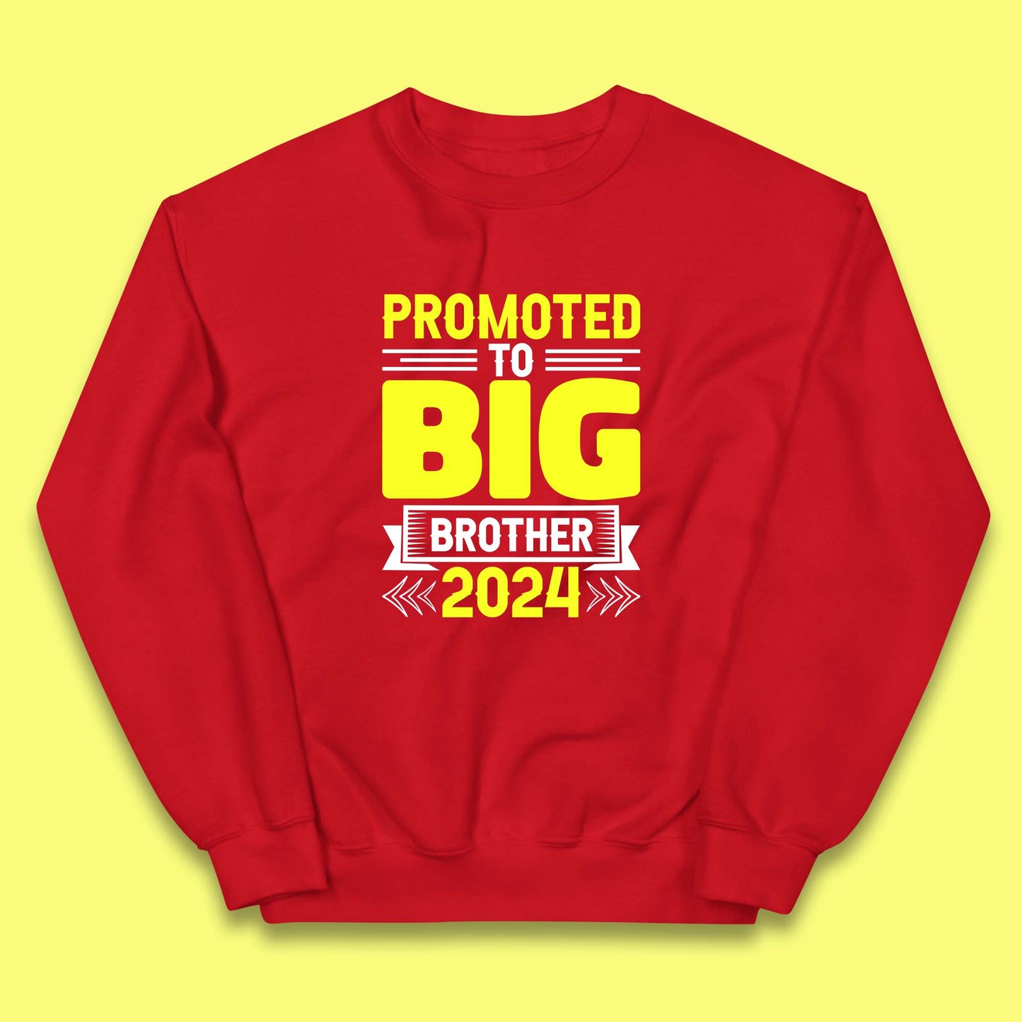 Promoted To Big Brother 2024 Soon To Be Big Brother Siblings Gift Kids Jumper