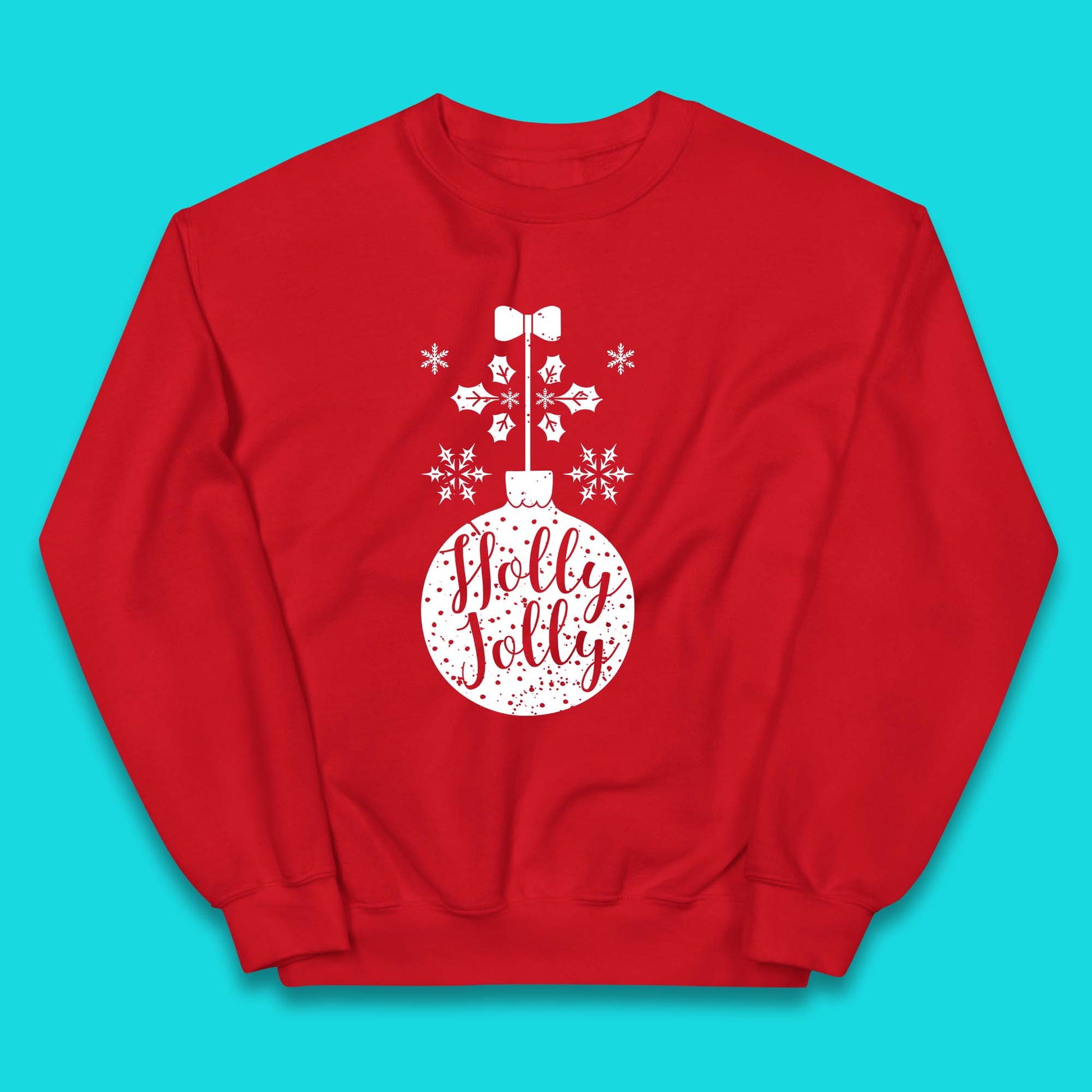 holly jolly christmas jumper