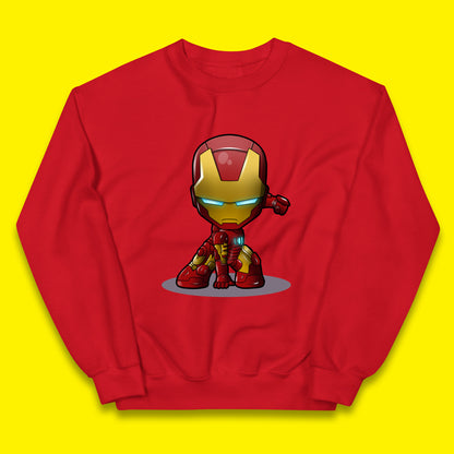 Marvel Avenger Iron Man Movie Character Ironman Costume Superhero Marvel Comics Kids Jumper