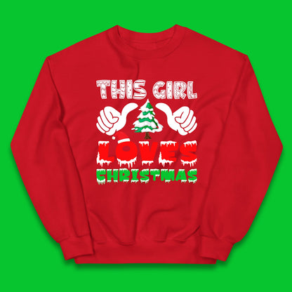 this girl loves christmas jumper