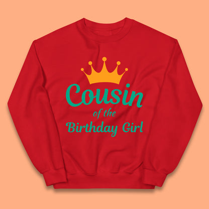Cousin Of The Birthday Girl Kids Jumper