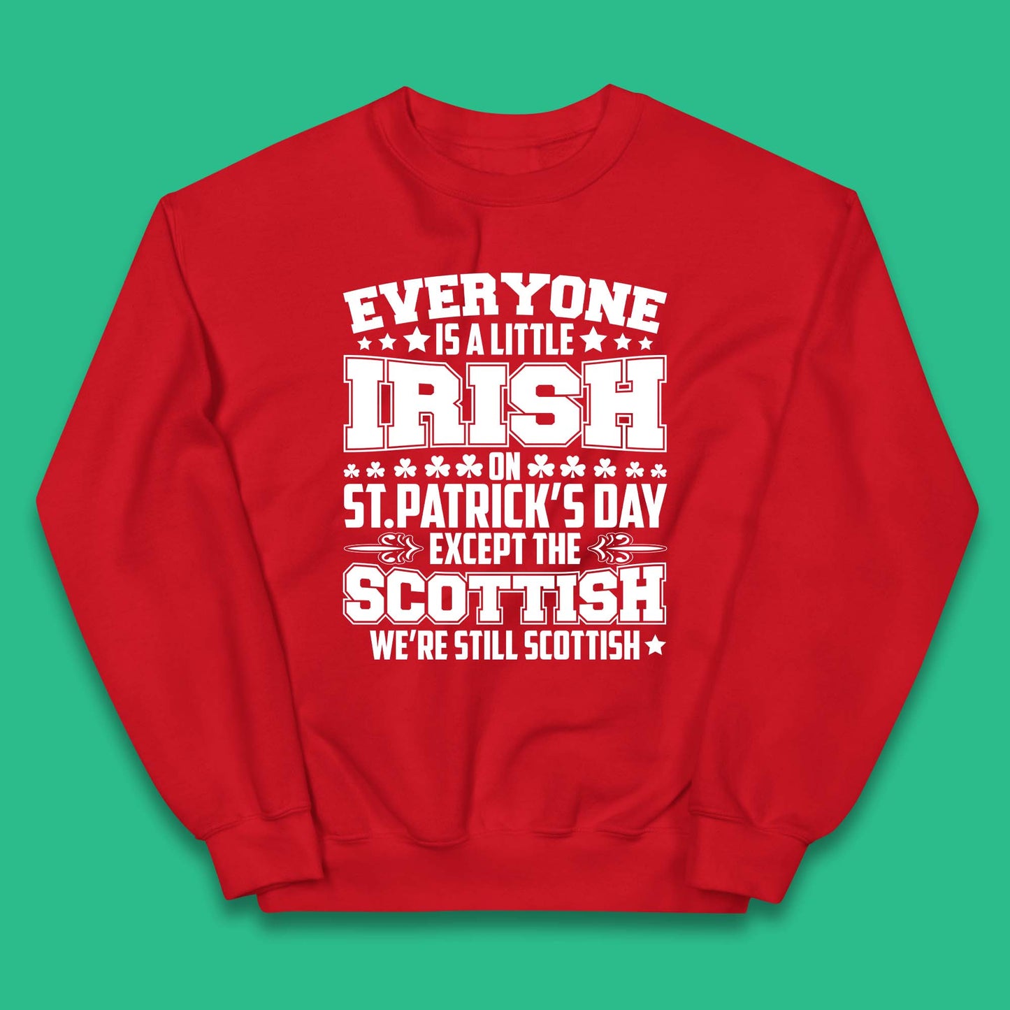 Scottish St Patrick's Day Kids Jumper