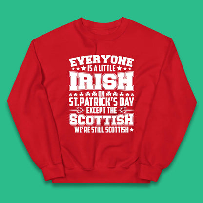 Scottish St Patrick's Day Kids Jumper