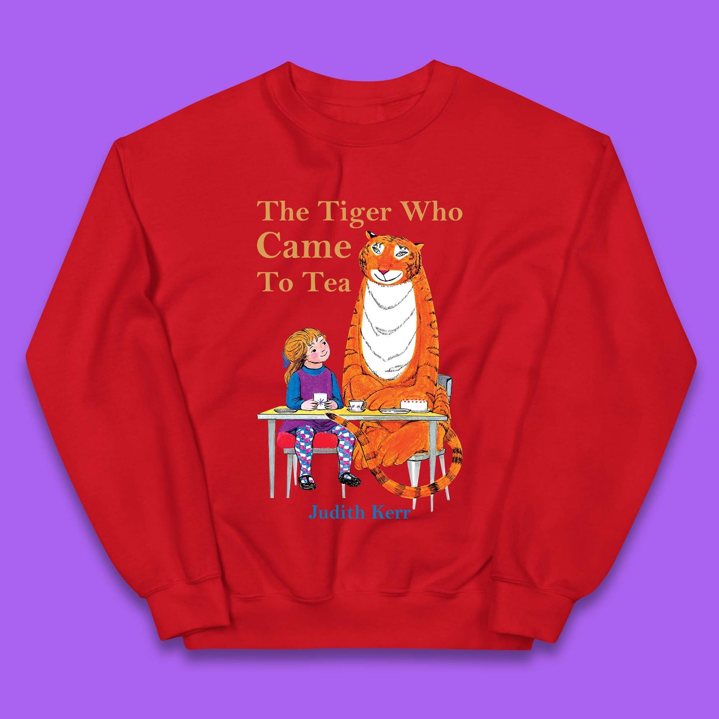 The Tiger Who Came To Tea Kids Jumper