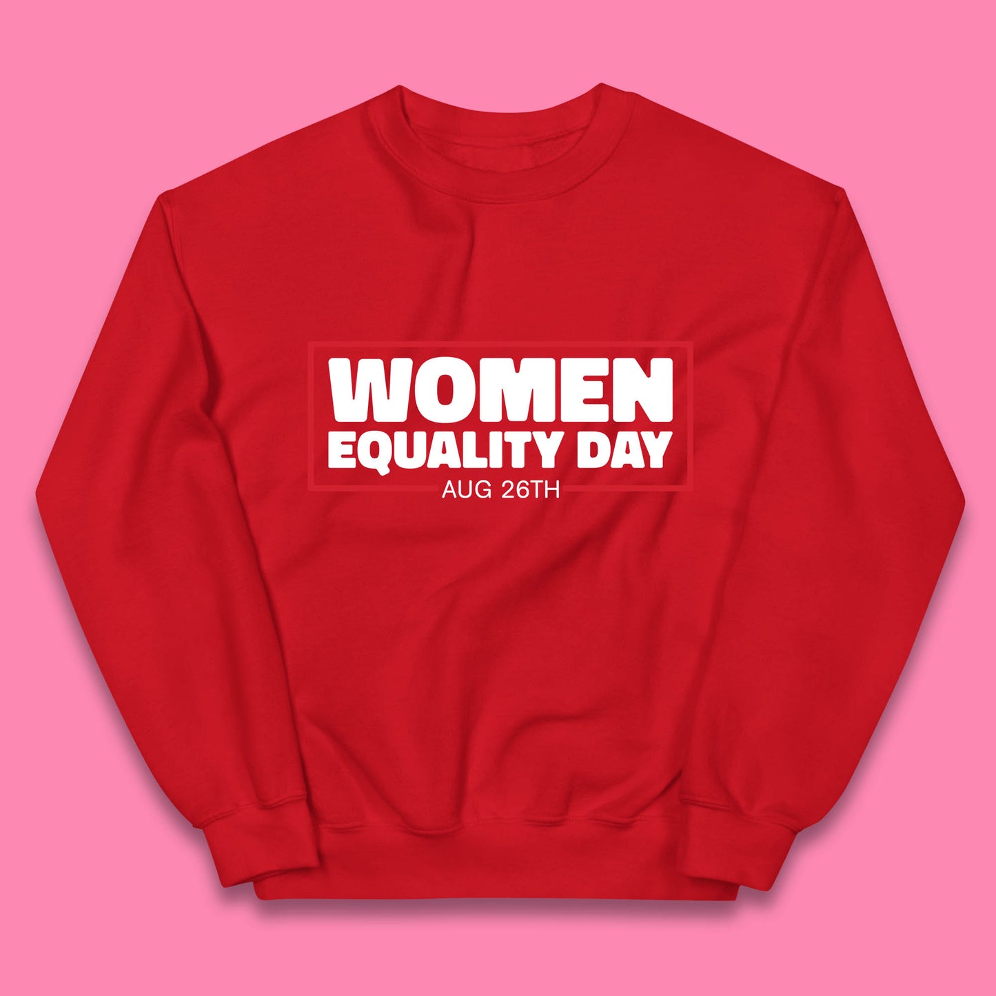Women Equality Day Aug 26th Women Rights Empowerment Girls Power Female Support Kids Jumper