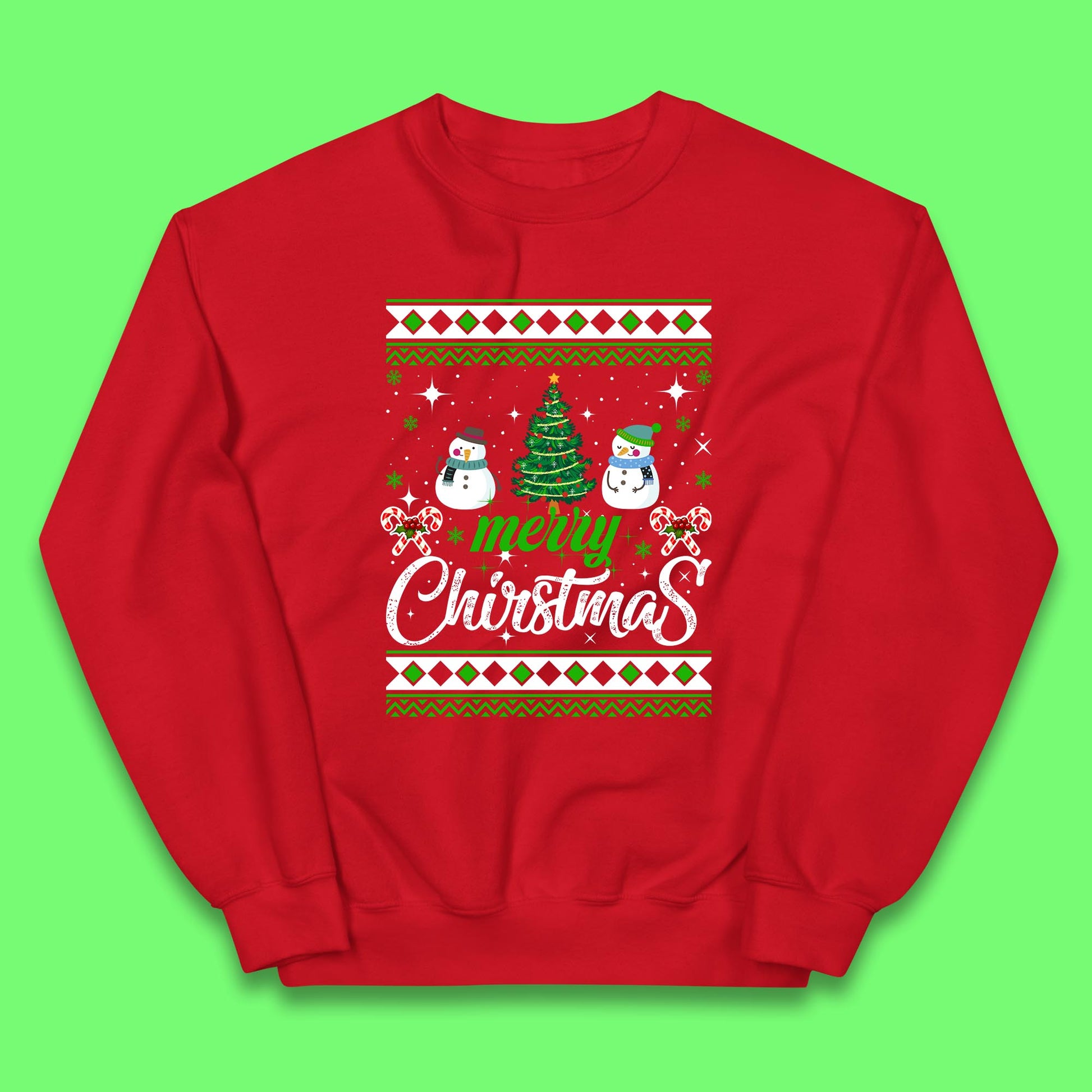 christmas jumper snowman