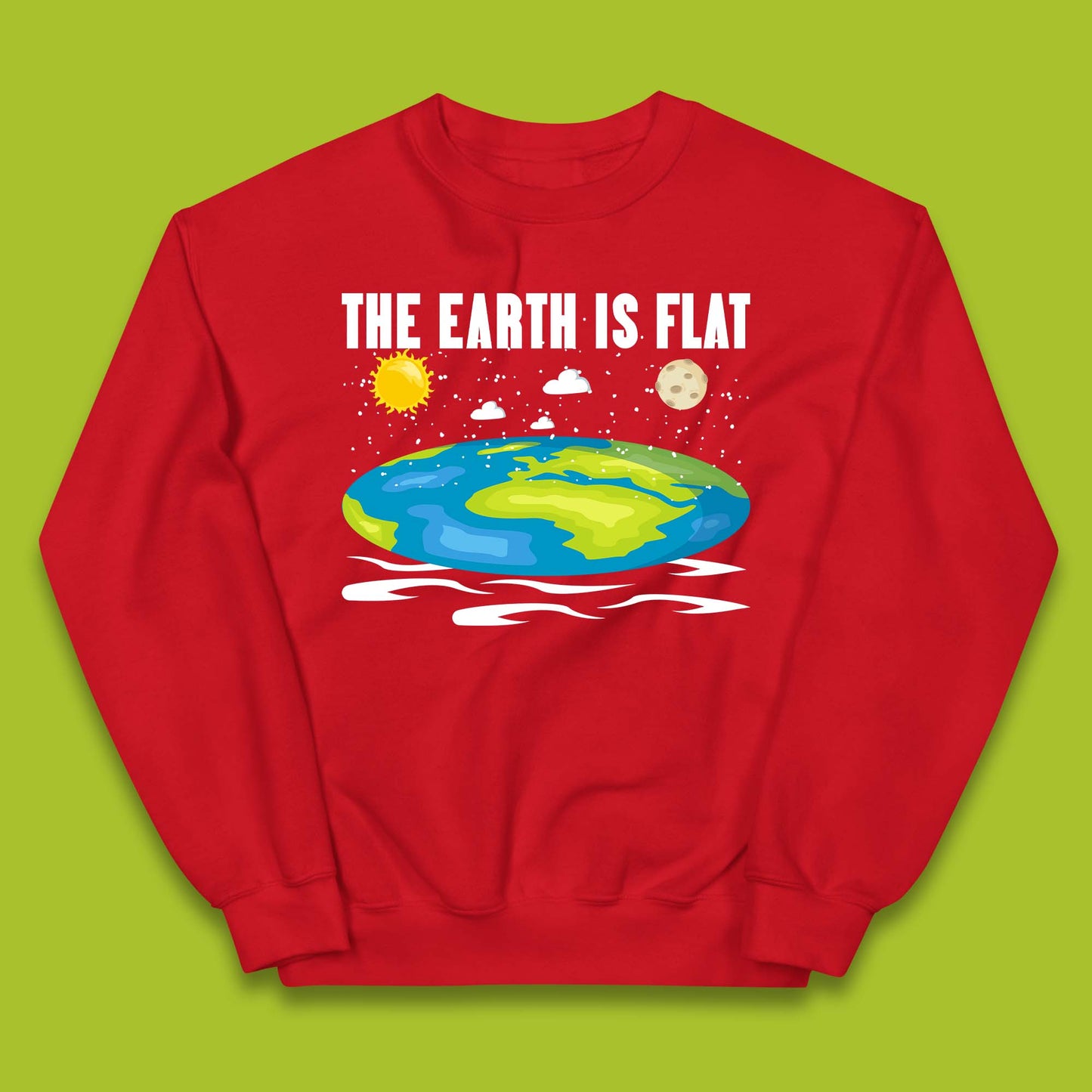 The Earth Is Flat Kids Jumper