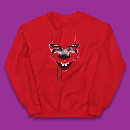 Pennywise Clown IT Chapter 2 Halloween Horror Movie Character Kids Jumper