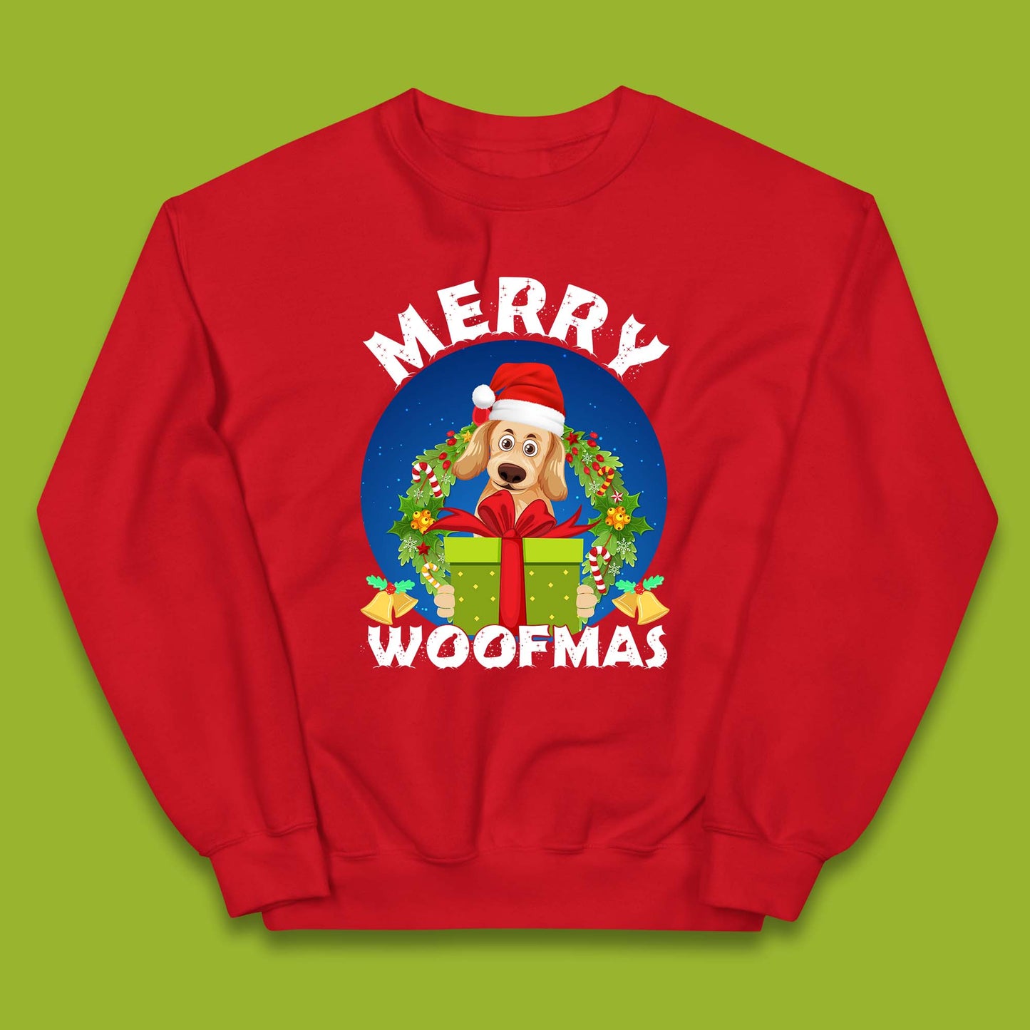 merry woofmas jumper