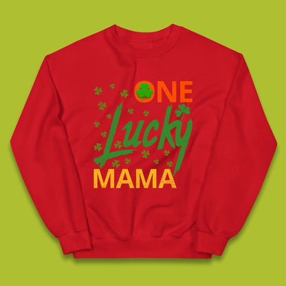 One Lucky Mama Patrick's Day Kids Jumper