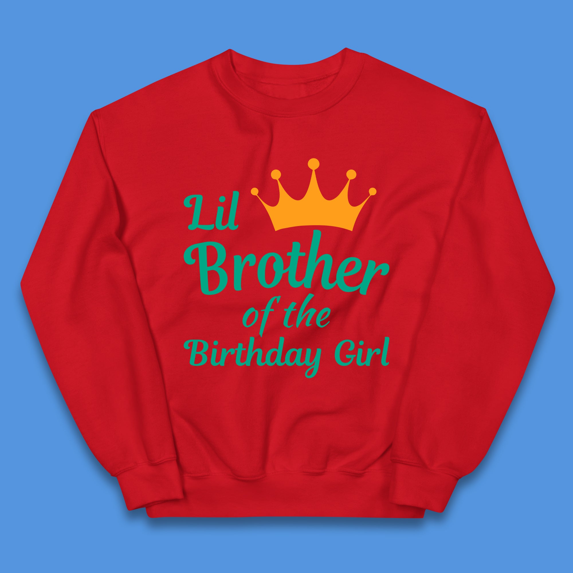 Lil Brother Of The Birthday Girl Kids Jumper