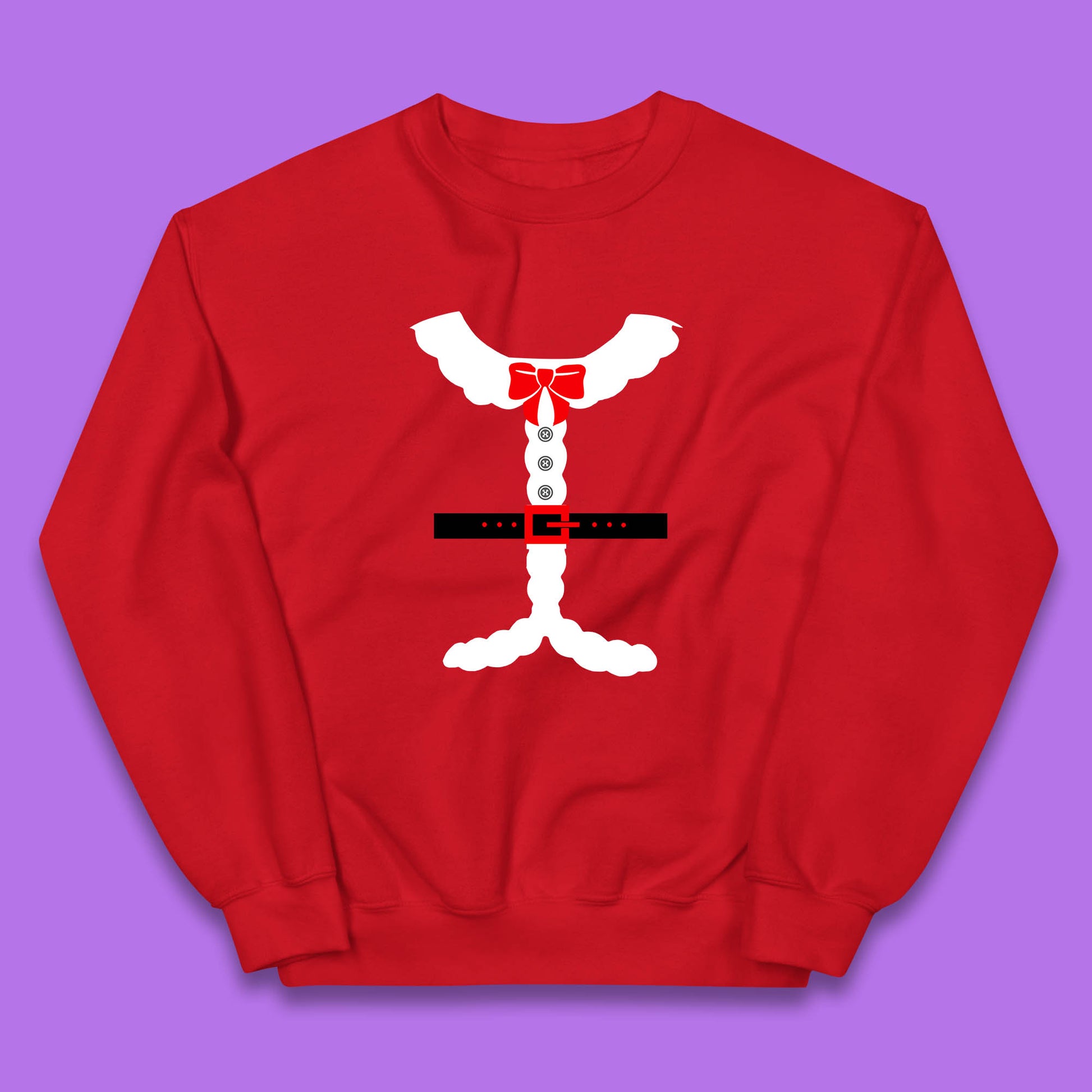 santa costume christmas kids jumper
