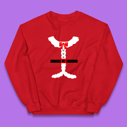 santa costume christmas kids jumper