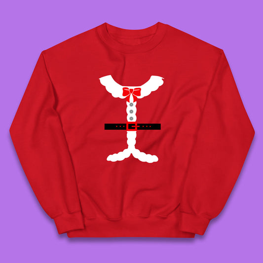 santa costume christmas kids jumper