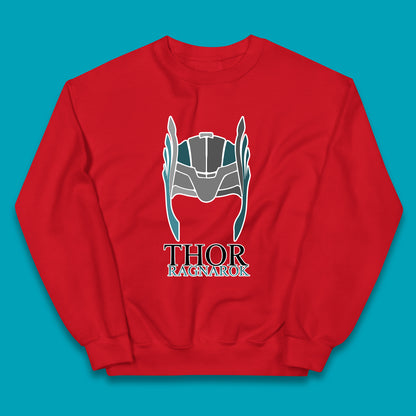 Thor Ragnarok Marvel Avenger Thor Helmet Superhero Movie Character Thor Helmet Ragnarok Kids Jumper